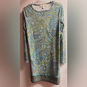 MICHAEL Michael Kors Peacock Paisley Dress